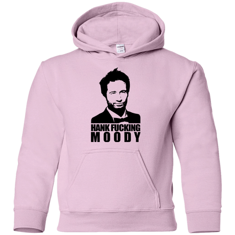 Sweatshirts Light Pink / YS Hank fucking moody Youth Hoodie