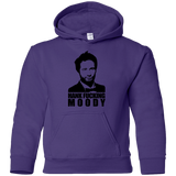 Sweatshirts Purple / YS Hank fucking moody Youth Hoodie