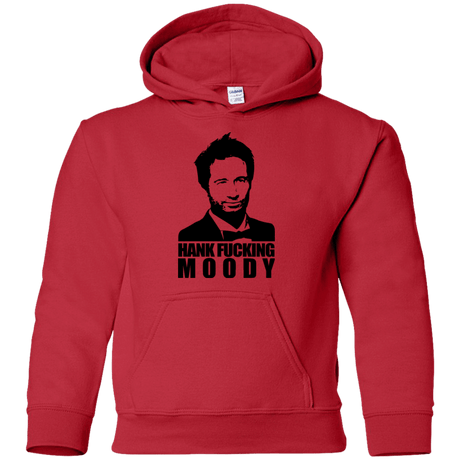 Sweatshirts Red / YS Hank fucking moody Youth Hoodie