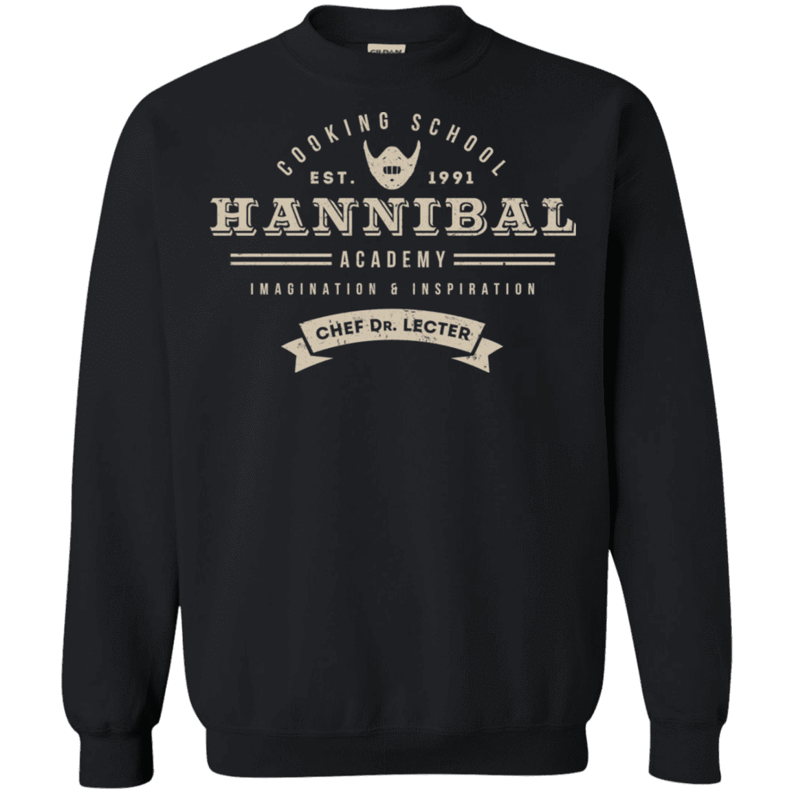 Sweatshirts Black / S Hannibal Academy Crewneck Sweatshirt