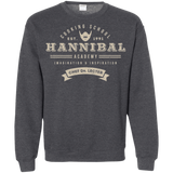 Sweatshirts Dark Heather / S Hannibal Academy Crewneck Sweatshirt