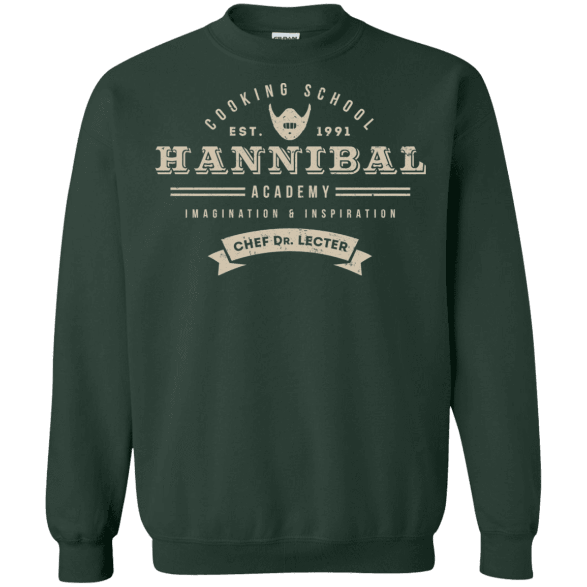 Sweatshirts Forest Green / S Hannibal Academy Crewneck Sweatshirt