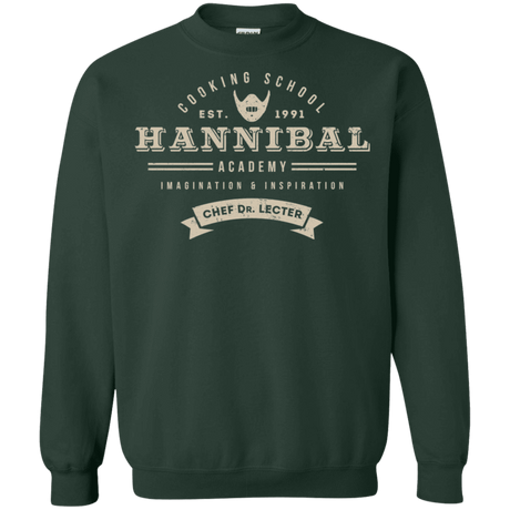 Sweatshirts Forest Green / S Hannibal Academy Crewneck Sweatshirt