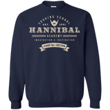 Sweatshirts Navy / S Hannibal Academy Crewneck Sweatshirt