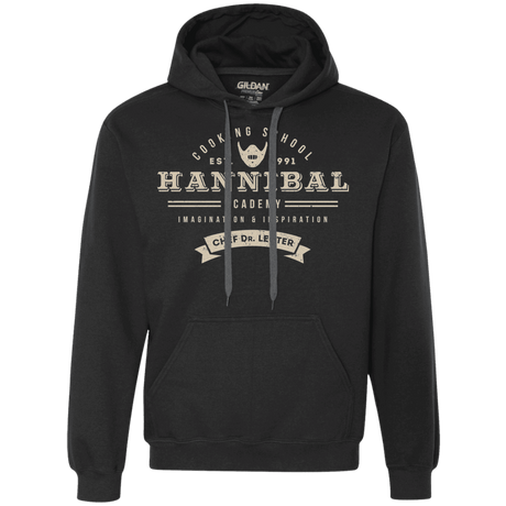 Sweatshirts Black / S Hannibal Academy Premium Fleece Hoodie