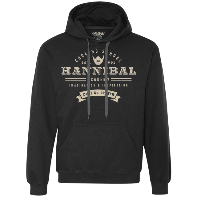 Sweatshirts Black / S Hannibal Academy Premium Fleece Hoodie