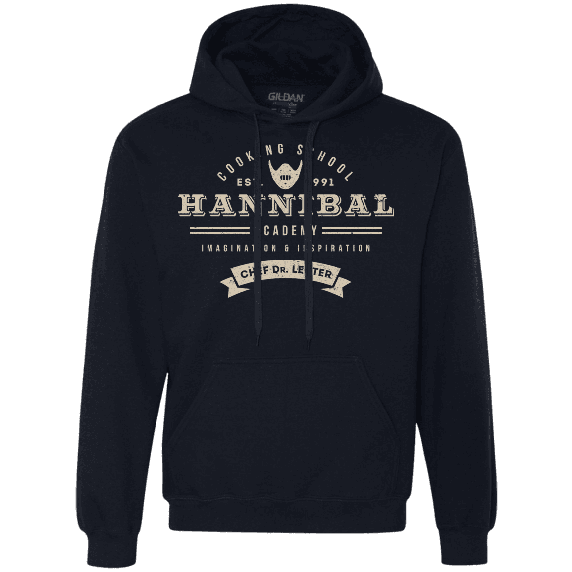 Sweatshirts Navy / S Hannibal Academy Premium Fleece Hoodie