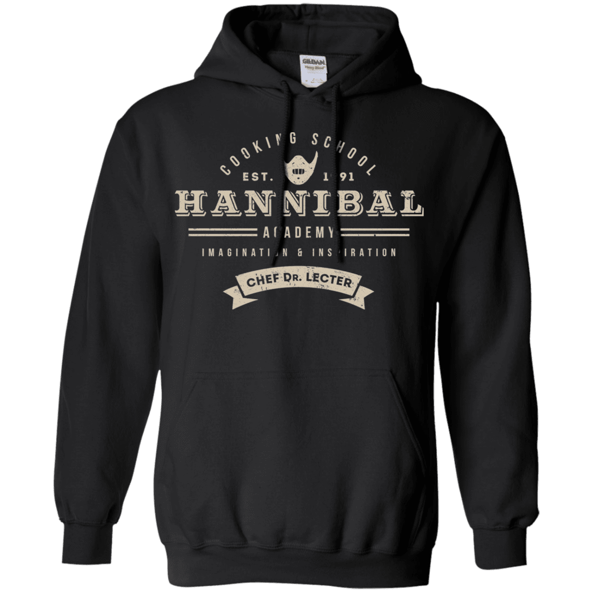 Sweatshirts Black / S Hannibal Academy Pullover Hoodie