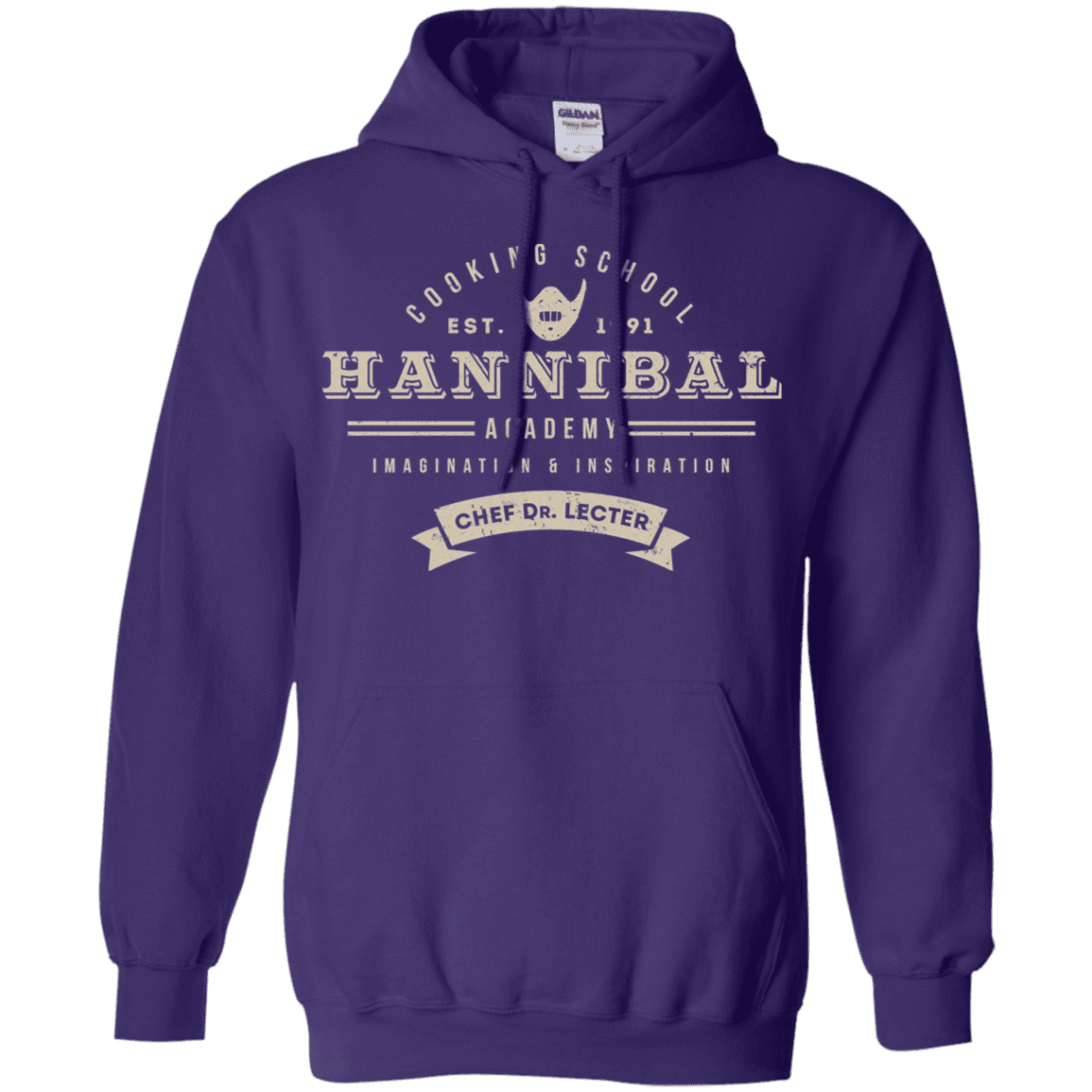 Sweatshirts Purple / S Hannibal Academy Pullover Hoodie