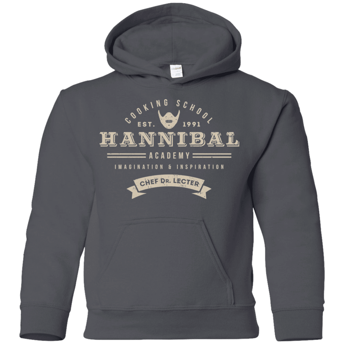 Sweatshirts Charcoal / YS Hannibal Academy Youth Hoodie