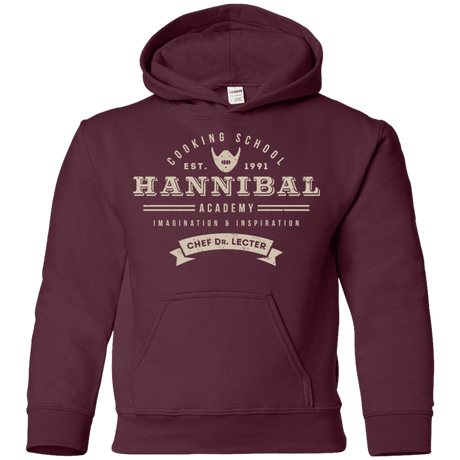 Sweatshirts Maroon / YS Hannibal Academy Youth Hoodie