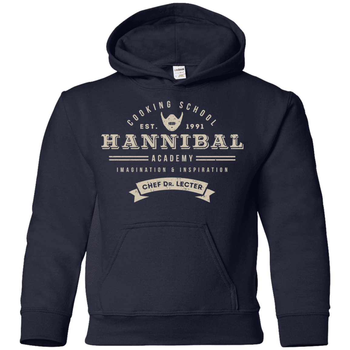 Sweatshirts Navy / YS Hannibal Academy Youth Hoodie