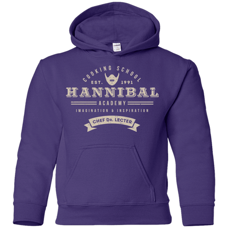 Sweatshirts Purple / YS Hannibal Academy Youth Hoodie