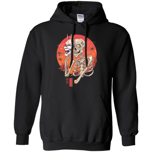 Sweatshirts Black / S Hannya Yokai Mask Pullover Hoodie