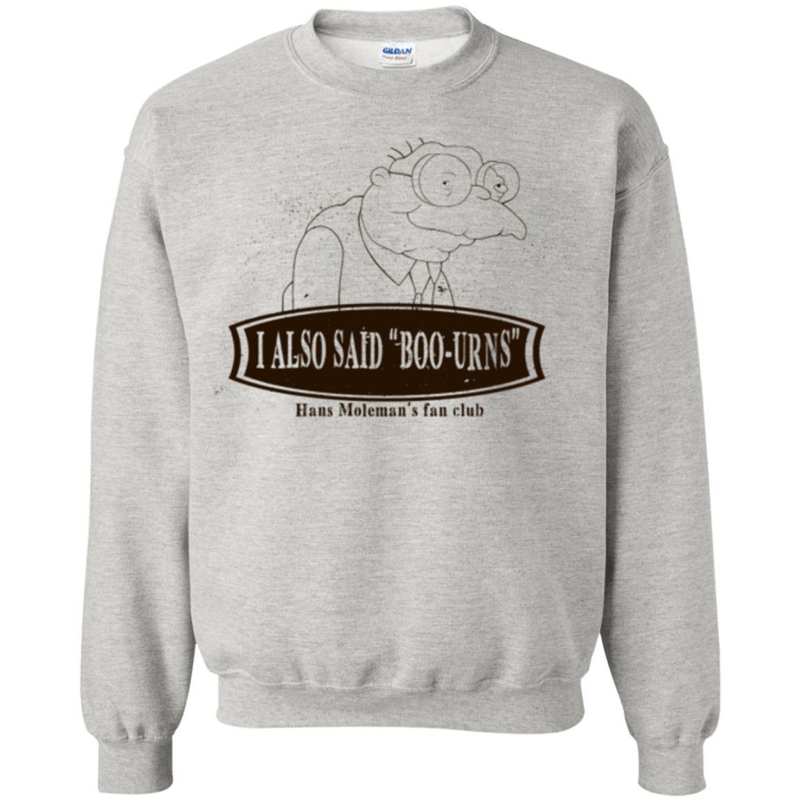 Sweatshirts Ash / Small Hans Moleman Fans Club Crewneck Sweatshirt