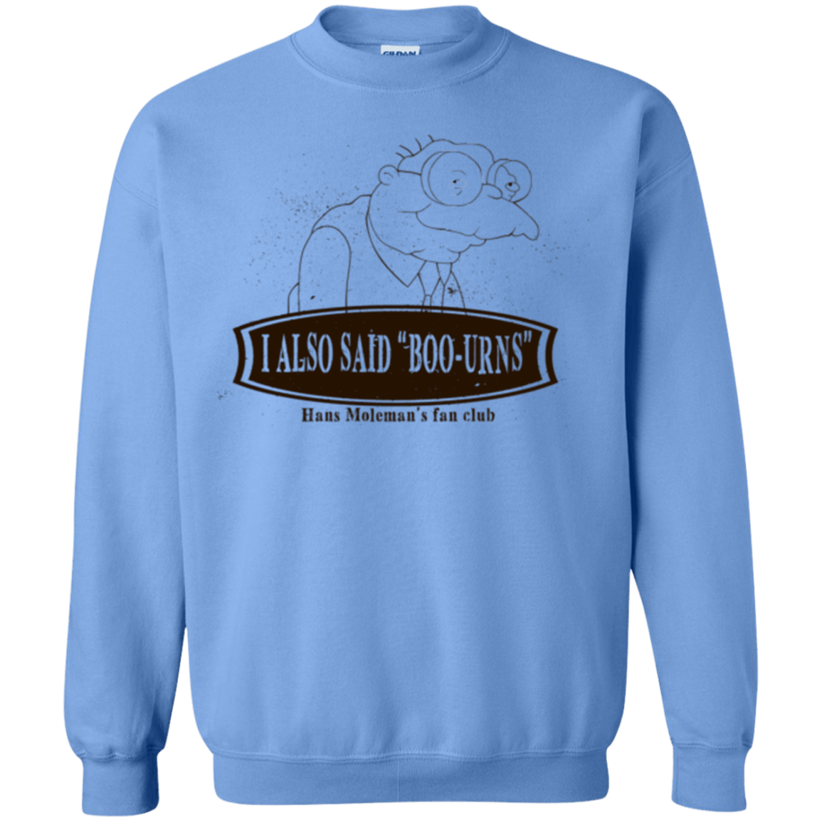 Sweatshirts Carolina Blue / Small Hans Moleman Fans Club Crewneck Sweatshirt
