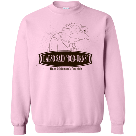 Sweatshirts Light Pink / Small Hans Moleman Fans Club Crewneck Sweatshirt