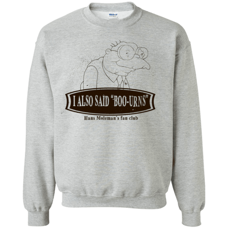 Sweatshirts Sport Grey / Small Hans Moleman Fans Club Crewneck Sweatshirt