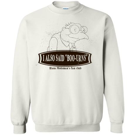 Sweatshirts White / Small Hans Moleman Fans Club Crewneck Sweatshirt