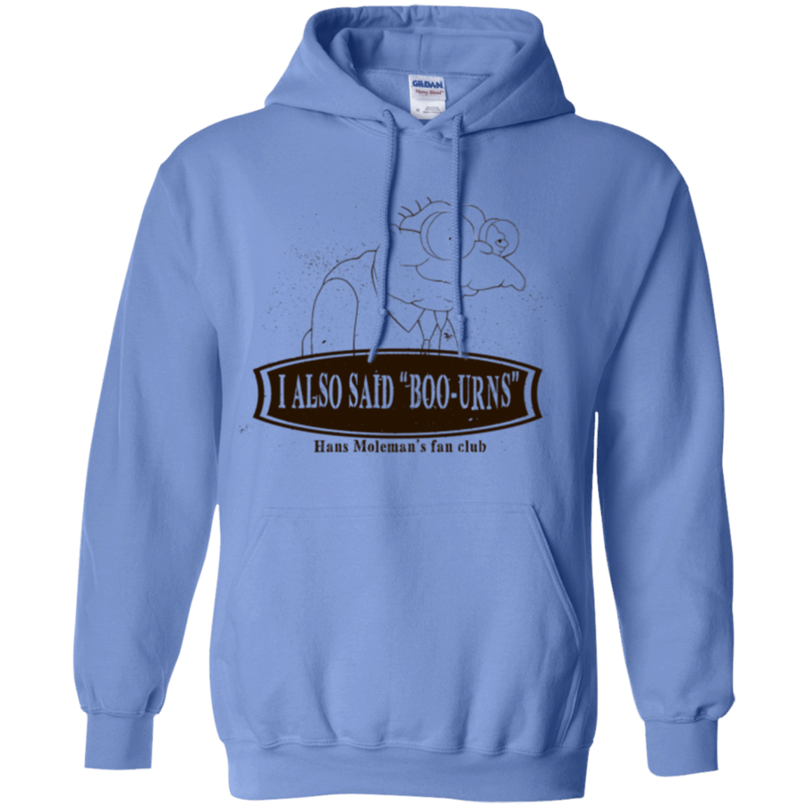 Sweatshirts Carolina Blue / Small Hans Moleman Fans Club Pullover Hoodie