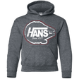 Sweatshirts Dark Heather / YS Hans Youth Hoodie