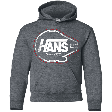 Sweatshirts Dark Heather / YS Hans Youth Hoodie