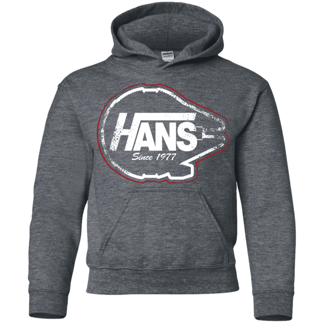 Sweatshirts Dark Heather / YS Hans Youth Hoodie