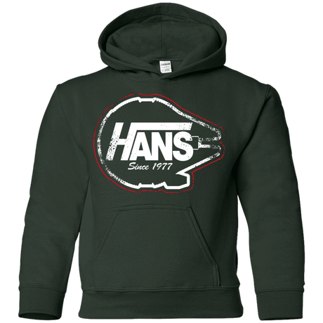 Sweatshirts Forest Green / YS Hans Youth Hoodie