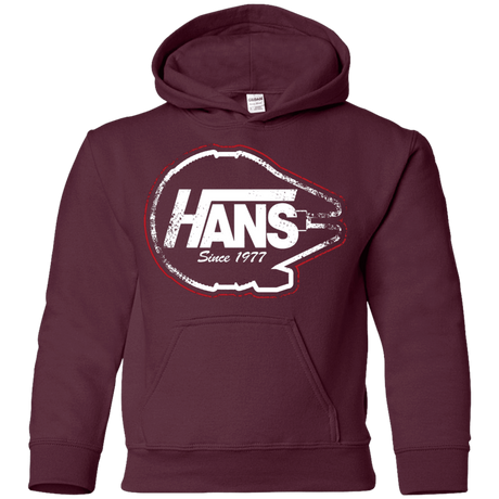 Sweatshirts Maroon / YS Hans Youth Hoodie