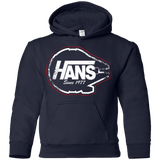 Sweatshirts Navy / YS Hans Youth Hoodie