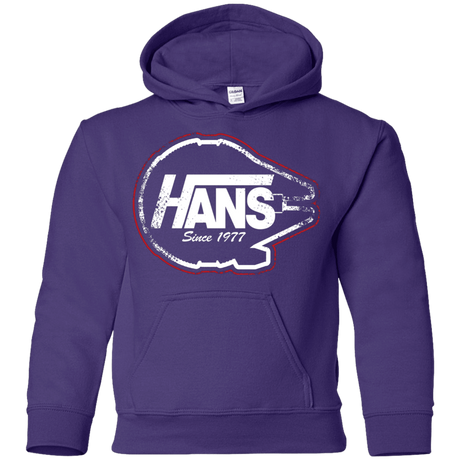 Sweatshirts Purple / YS Hans Youth Hoodie