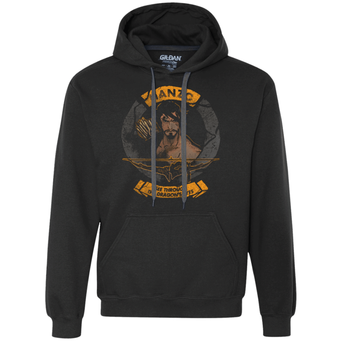 Sweatshirts Black / Small Hanzo Premium Fleece Hoodie