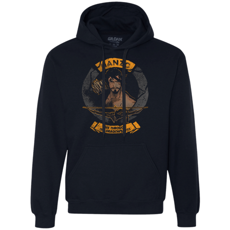 Sweatshirts Navy / Small Hanzo Premium Fleece Hoodie