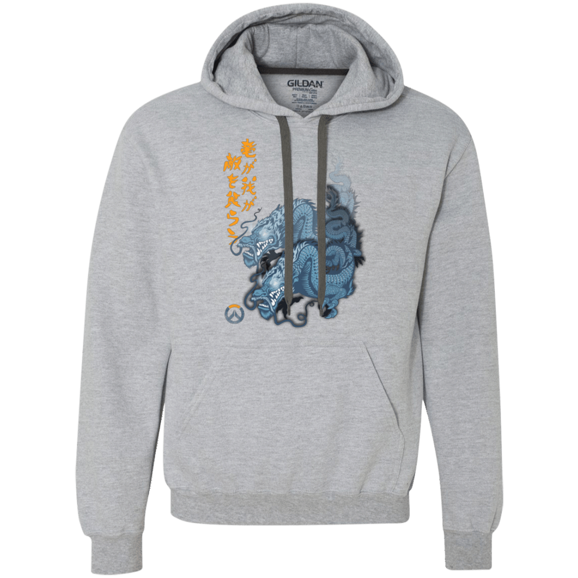 Sweatshirts Sport Grey / Small Hanzo Premium Fleece Hoodie