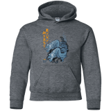 Sweatshirts Dark Heather / YS Hanzo Youth Hoodie