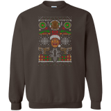 Sweatshirts Dark Chocolate / Small Hap Hap Happiest Christmas Crewneck Sweatshirt