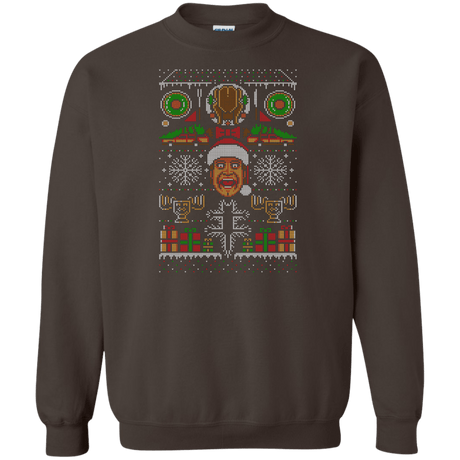 Sweatshirts Dark Chocolate / Small Hap Hap Happiest Christmas Crewneck Sweatshirt