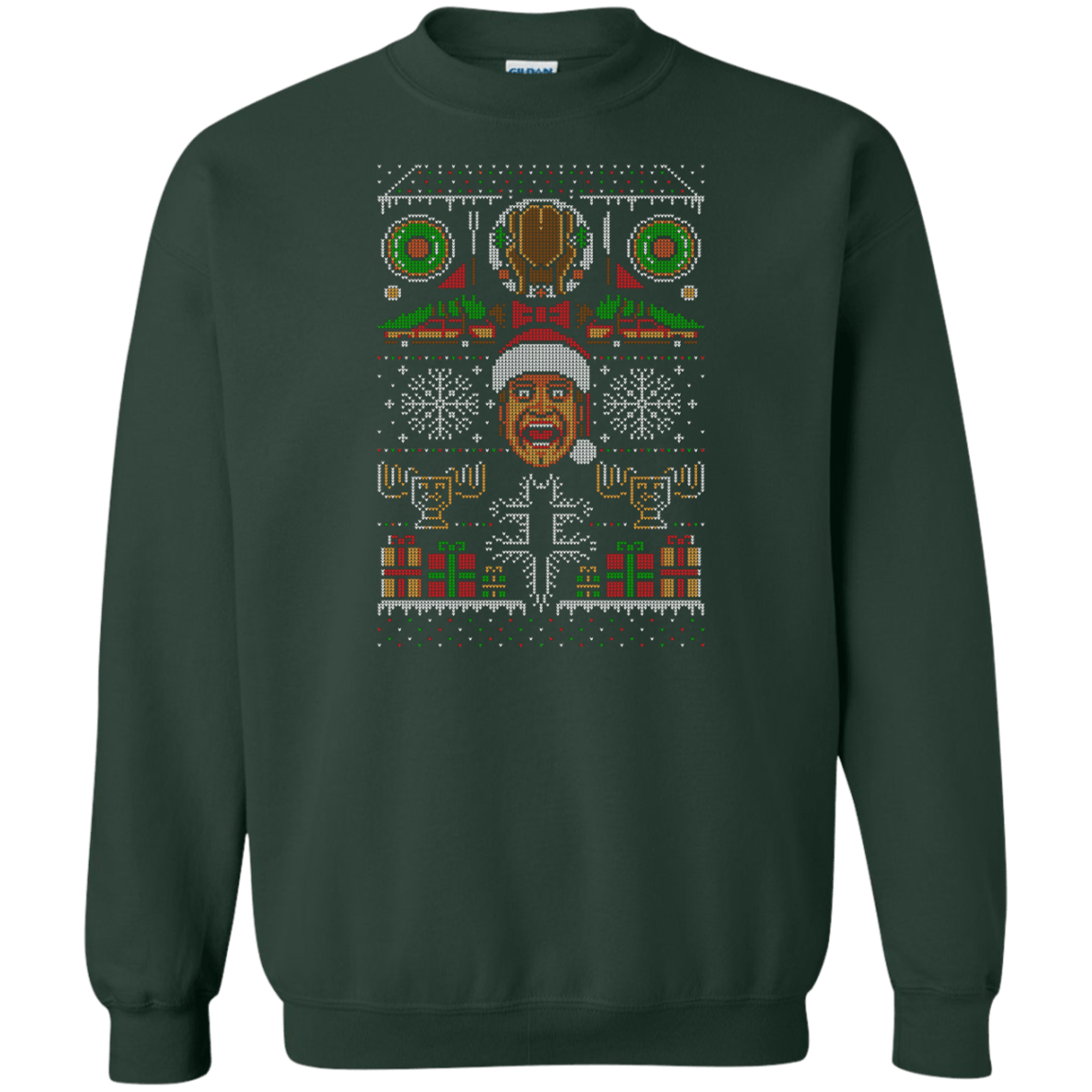 Sweatshirts Forest Green / Small Hap Hap Happiest Christmas Crewneck Sweatshirt