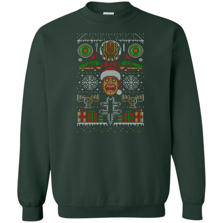 Sweatshirts Forest Green / Small Hap Hap Happiest Christmas Crewneck Sweatshirt