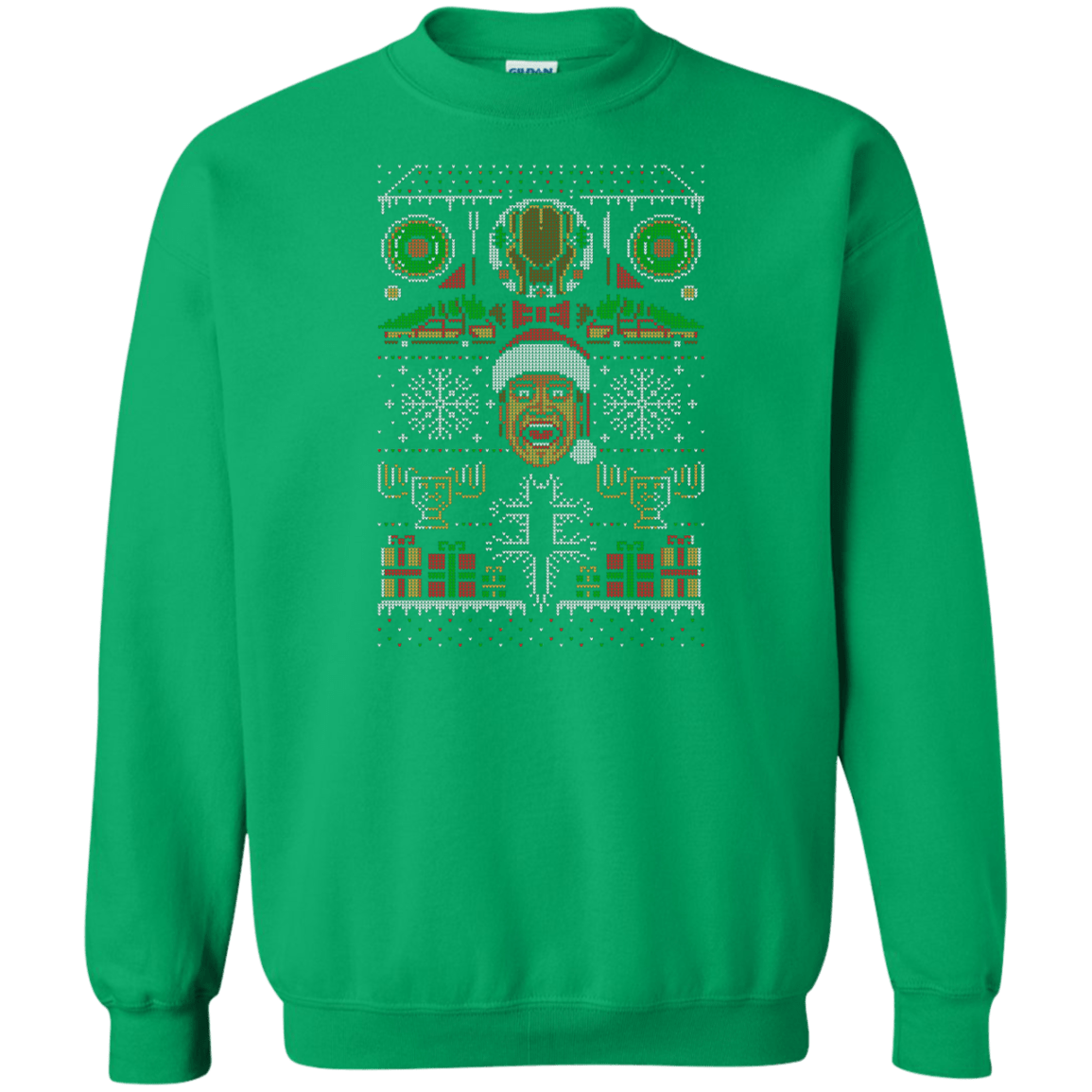 Sweatshirts Irish Green / Small Hap Hap Happiest Christmas Crewneck Sweatshirt