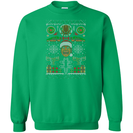 Sweatshirts Irish Green / Small Hap Hap Happiest Christmas Crewneck Sweatshirt