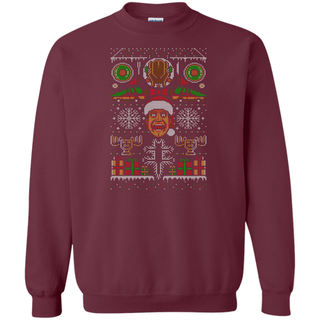 Sweatshirts Maroon / Small Hap Hap Happiest Christmas Crewneck Sweatshirt
