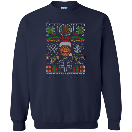 Sweatshirts Navy / Small Hap Hap Happiest Christmas Crewneck Sweatshirt