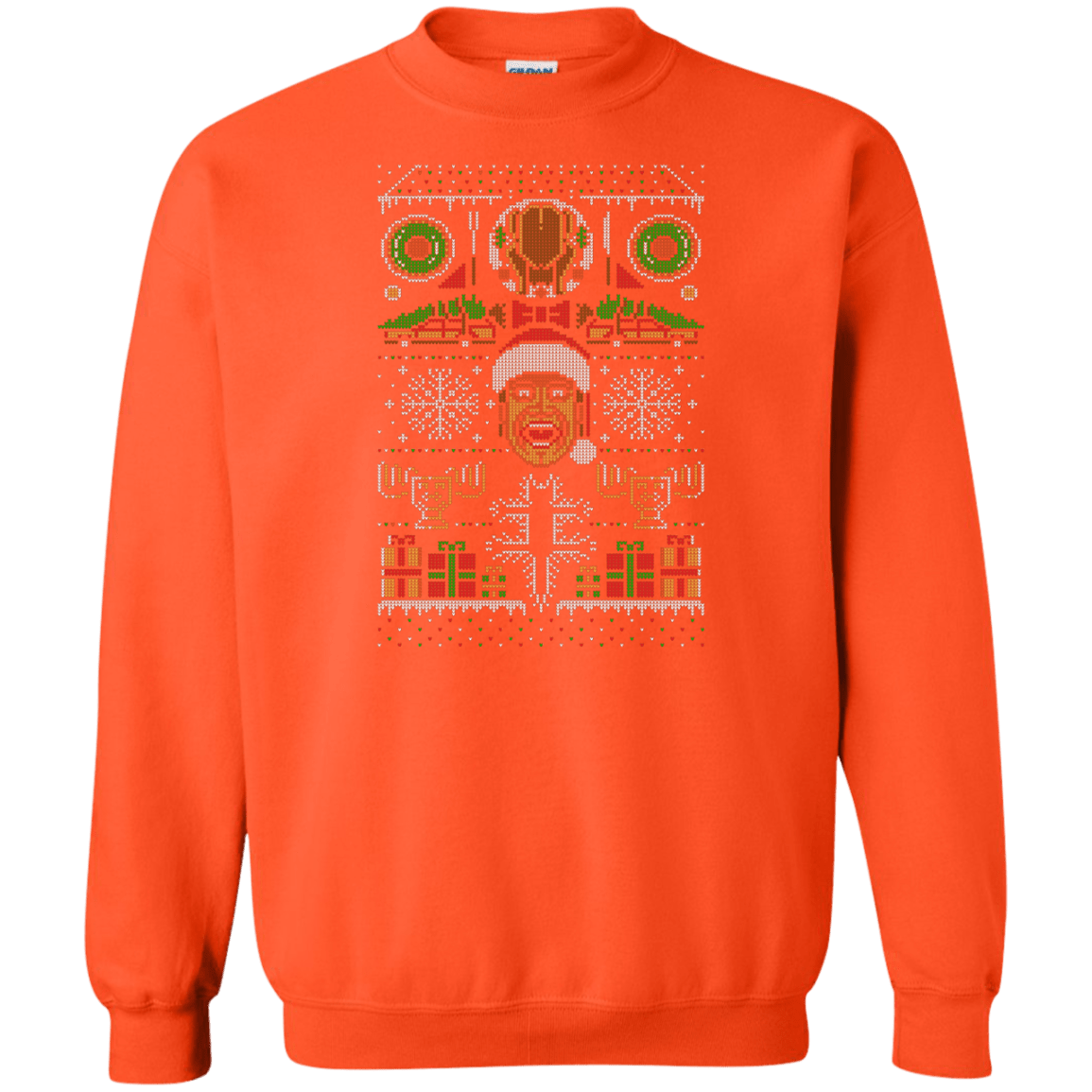 Sweatshirts Orange / Small Hap Hap Happiest Christmas Crewneck Sweatshirt