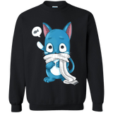 Sweatshirts Black / Small Happy Crewneck Sweatshirt