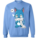 Sweatshirts Carolina Blue / Small Happy Crewneck Sweatshirt
