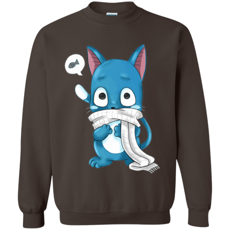 Sweatshirts Dark Chocolate / Small Happy Crewneck Sweatshirt