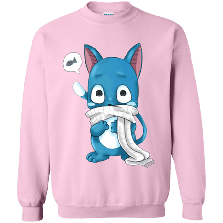 Sweatshirts Light Pink / Small Happy Crewneck Sweatshirt