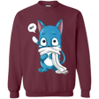 Sweatshirts Maroon / Small Happy Crewneck Sweatshirt