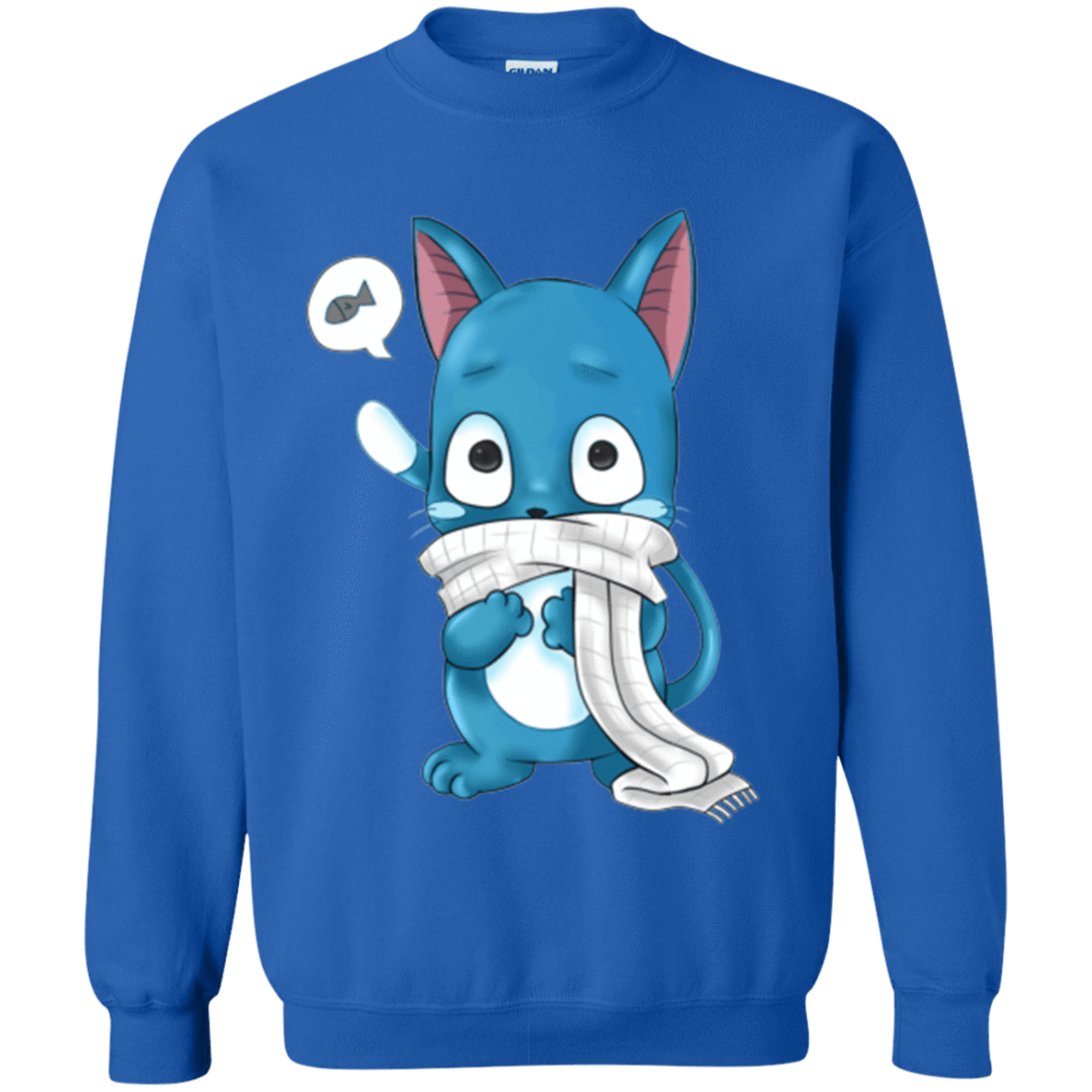 Sweatshirts Royal / Small Happy Crewneck Sweatshirt